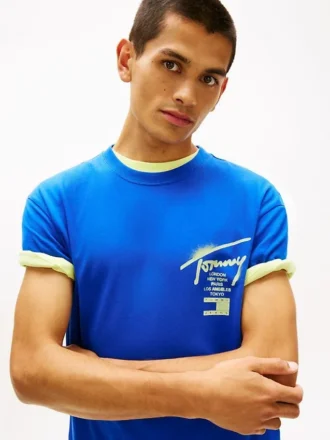 Tommy Jeans スプレーペイントロゴ Tシャツ