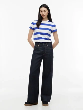 Tommy Jeans ラグビーストライプ Tシャツ
