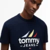 Tommy Jeans セーリングロゴTシャツ Tommy Jeans セーリングロゴTシャツ