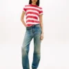 Tommy Jeans レギュラーフィット ストライプTシャツ Tommy Jeans レギュラーフィット ストライプTシャツ
