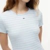 Tommy Jeans スリムストレッチリブTシャツ Tommy Jeans スリムストレッチリブTシャツ