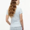 Tommy Jeans スリムストレッチリブTシャツ Tommy Jeans スリムストレッチリブTシャツ