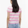 Tommy Jeans ラグビーストライプ Tシャツ