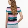 Tommy Jeans スリムストレッチリブTシャツ Tommy Jeans スリムストレッチリブTシャツ