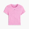 Tommy Jeans スリムフィット シャーリングTシャツ