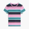 Tommy Jeans スリムストレッチリブTシャツ Tommy Jeans スリムストレッチリブTシャツ