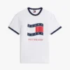 Tommy Jeans ウェイビー・フラッグ・リンガーTシャツ