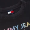 Tommy Jeans クリスタルロゴTシャツ Tommy Jeans クリスタルロゴTシャツ