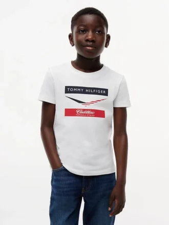 キッズ Tommy x Cadillac F1® Team シェブロン Tシャツ
