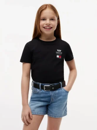 キッズ Tommy x Cadillac F1® Team ロゴ Tシャツ
