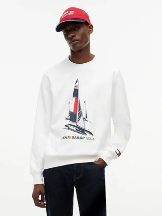 トミー × US SailGP チーム ボート スウェットシャツ