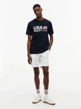トミー × US SailGP チーム ロゴ Tシャツ