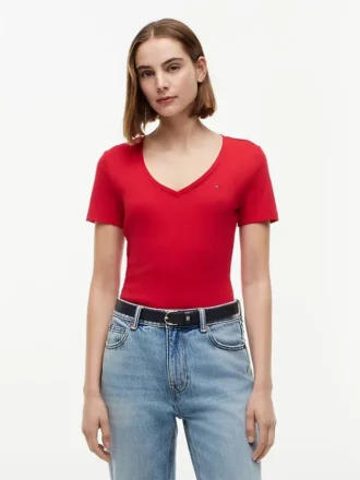 Vネック フェイバリットTシャツ