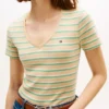 ストライプ Vネック フェイバリット Tシャツ ストライプ Vネック フェイバリット Tシャツ