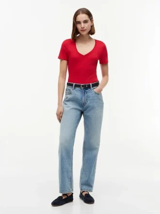 Vネック フェイバリットTシャツ