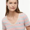 Vネック ストライプ フェイバリット Tシャツ Vネック ストライプ フェイバリット Tシャツ