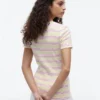 Vネック ストライプ フェイバリット Tシャツ Vネック ストライプ フェイバリット Tシャツ