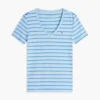 ストライプ Vネック フェイバリット Tシャツ ストライプ Vネック フェイバリット Tシャツ